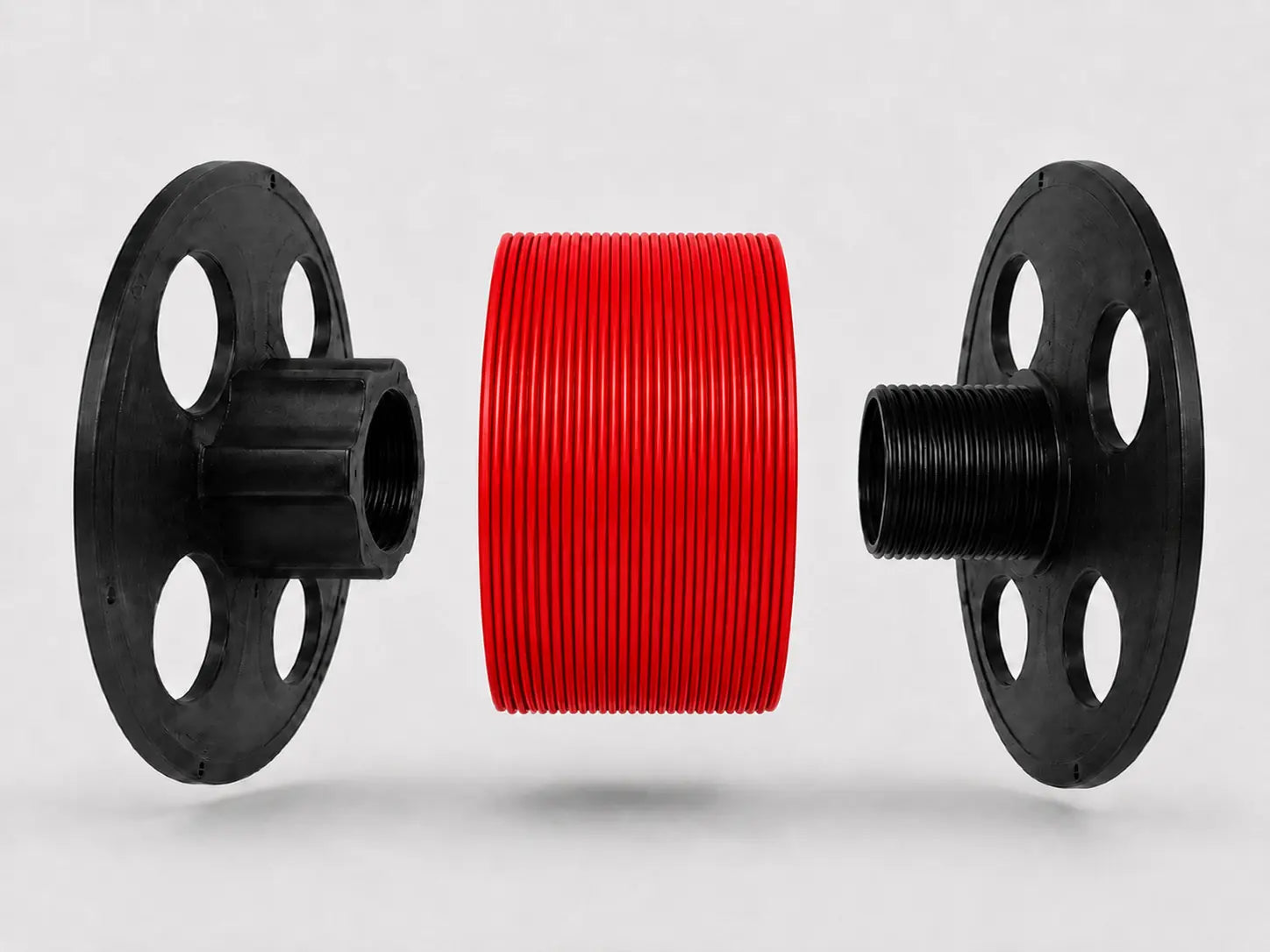 PLA Matte Rood 1.75mm 1kg