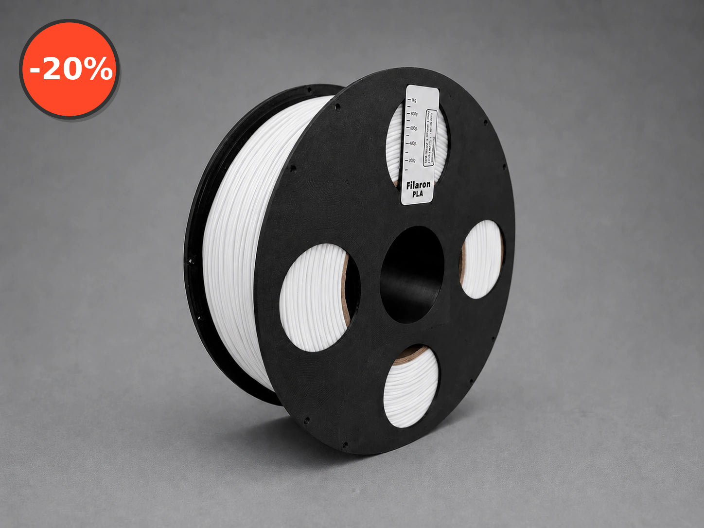 PLA Matte Wit 1.75mm 1kg