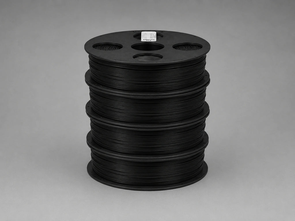 Bundel 4 x 1kg PLA Zwart 1.75mm op spoel