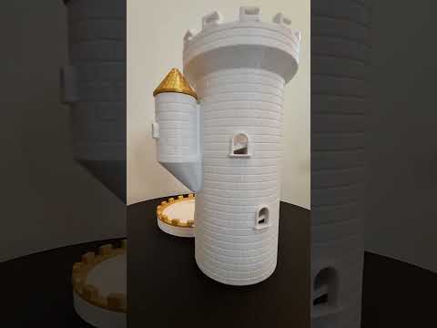 Sprookjesdobbeltoren met opbergtorentje
