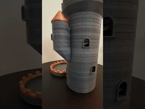Sprookjesdobbeltoren met opbergtorentje